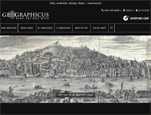 Tablet Screenshot of geographicus.com